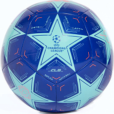 Мяч футб. ADIDAS UCL Club IX4066, р.4, ТПУ, 12 пан., маш.сш., сине-голубой