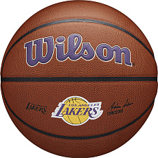 Мяч баскетбольный Wilson NBA LA Lakers WTB3100XBLAL, размер 7