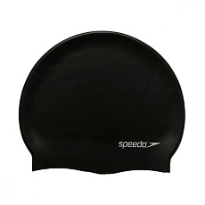 Шапочка для плавания SPEEDO Flat Silicone Cap, 8-709910001-0001, силикон
