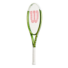 Ракетка б/т Wilson Blade Feel Team 103, WR117710U2, для любителей, алюминий, со струнами, бело-зел