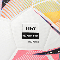 Мяч футзал PUMA Futsal 1, 08376301, р.4, FIFA Quality Pro, 32пан, ПУ, терм.сш, бело-розовый
