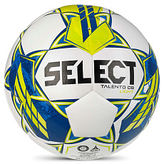 Мяч футб. SELECT Talento DB Light V23, 0774860005 р.4, 32п, ПУ, гибрид.сш, бело-сине-зеленый