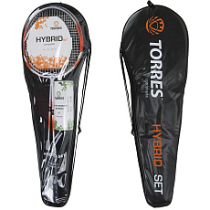 Набор для бадминтона TORRES Hybrid Set BD20505, 2 ракетки и 3 волана