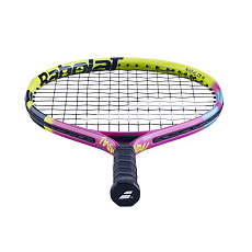 Ракетка б/т дет. BABOLAT Nadal 19 Gr0000, 140496, для 4-6 лет, алюминий,со струнами, зелено-розовый