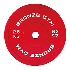 Диск олимпийский BRONZE GYM тренировочный 2,5 кг