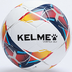 Мяч футзал. KELME Vortex 18.2 Indoor, 8301QU5074-423, р.4, 32 пан, ТПУ, термосш, бело-красно-черный