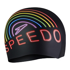 Шапочка для плавания SPEEDO Slogan Print Cap 8-0838516037, силикон
