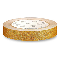 Обмотка для гимнастического обруча INDIGO Blesk, IN138-GOLD, 20мм*14м, на подкл, золотистый