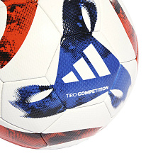Мяч футб. ADIDAS Tiro Competition HT2426, р.5, FIFA Pro, 32 пан., ПУ, термосшивка, бело-синий