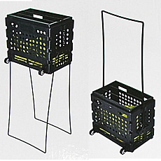 Корзина для теннисных мячей HEAD TM7003, на 72 мяча, пластик, черный