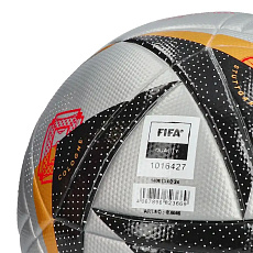 СЦ*Мяч футб. ADIDAS Euro24 Fussballliebe Finale IX4046, р.5, FIFA Quality,12п, ТПУ, термосш,серебр.