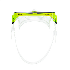 Маска для плав. Salvas Geo Md Mask, CA140S1GYSTH, закален.стекло, силикон, р. Medium, желтый