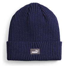 Шапка PUMA Classic Cuff Beanie, 02482602, 50% полиэстер, 50% акрил, темно-синий