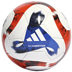 Мяч футб. ADIDAS Tiro Competition HT2426, р.5, FIFA Pro, 32 пан., ПУ, термосшивка, бело-синий