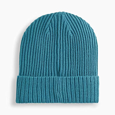 Шапка PUMA Ribbed Classic Cuff Beanie, 02403811, 100% акрил, бирюзовый