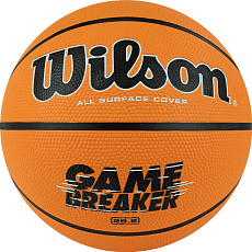 Мяч баскетбольный WILSON GAMEBREAKER BSKT OR, WTB0050XB6, размер 6
