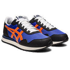 Кроссовки ASICS Tiger Runner II 1201A792-401, р.7 (рос.38,5),иск. кожа, текстиль, сине-оранжевый