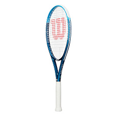 Ракетка б/т Wilson Ultra Power 105 Gr3, WR147010U3, для любит, композит, со струнами, темносин-бел