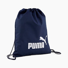 Мешок для обуви PUMA Phase Gym Sack, 09116302, полиэстер, темно-синий