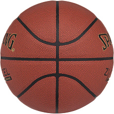 Мяч баск. SPALDING TF ZiO Excel, 76940z, р.7, композит. кожа (ПУ), коричнево-черный