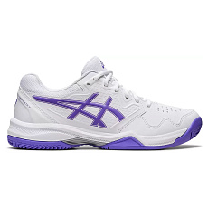 Кроссовки теннисные женские ASICS Gel-dedicate 7 Clay 1042A168-104, р.6 (рос.35,5),бело-фиолетовые