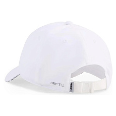 Бейсболка спорт. PUMA Training BB Cap 02660902, 100% полиэстер, белый