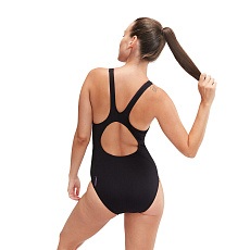 Купальник SPEEDO Placement Muscleback, 8-00305816854-6854, р.34 (рос.46), черный