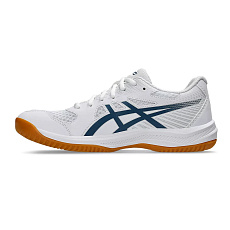 Кроссовки волейбольные мужские ASICS Upcourt 6 1071A104 100, р.12 (рос.45), бело-синий