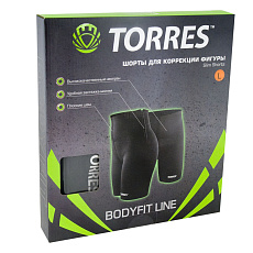 СЦ*Шорты для коррекции фигуры TORRES , BL6003S, р.S (40-42), неопрен 3 мм, черный