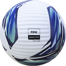 Мяч футб. KELME Vortex 23+, 8301QU5080-113, р.5, FIFA Quality Pro, 10пан, ПУ, гибр.сш., бело-синий