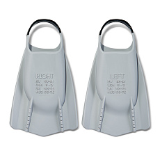 Ласты для бассейна профессиональные TORRES F03, SWF032402GR, р.EU 40-41 (M), серо-черный