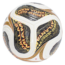 Мяч футб. ADIDAS WC26 Trionda Final PRO, JY8928, р.5, FIFA PRO, 4пан, ПУ, термосш, бел-черн-золотист