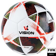 Мяч футб. VISION Spark, F324045, р.5, FIFA Basiс, 24 пан,ПУ,2 подкл.слой,гибрид.сшив,бело-мультикол