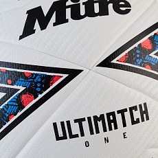 Мяч футб. MITRE Ultimatch One 24, 5-B01789C29, р.5, FIFA Basic, 24 пан, ТПУ, термосшив., бело-черный
