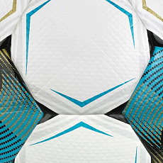 Мяч футб. SELECT Numero 10 V26, 0575071002, р.5, FIFA Basic, 32п, ПУ, гибр.сш, бело-черно-бирюзовый