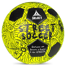 Мяч футб. SELECT Street Soccer, 0955265551, р.4,5, 32 пан., ПУ, маш.сш., желто-черный