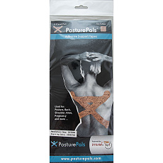 Тейп динамический PosturePals X tape, PP-X-TS, преднарезка, р. S, 5 шт. в уп., телесный