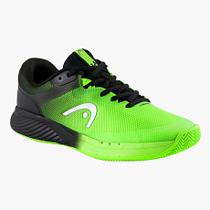 Кроссовки теннисные мужские HEAD Sprint Evo 3.5 Clay 273394, р.11,5 (рос.45,5), черно-лаймовый