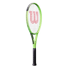 Ракетка б/т Wilson Blade Feel 105, арт.WR197710U3, для любителей, графит, со струнами, зеленый