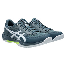 Кроссовки волейб. муж. ASICS Gel-Rocket 12 1071A116 404,р.10.5(рос.43),иск.кожа, текстиль,сине-бел
