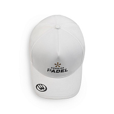 Бейсболка спорт. BullPadel, BPGPMR2605-077, полиэстер, белый