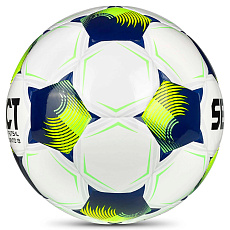 Мяч футзал. SELECT Futsal Talento 13 V26, 1062471015, р.3, 32п, ТПУ, гибр.сш, бело-сине-желтый