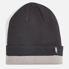 Шапка PUMA Script Logo Beanie, 02482701, серо-молочный