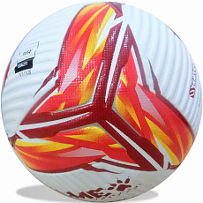 Мяч футб. KELME Vortex 23+, 8301QU5080-107, р.5, FIFA Quality Pro, 10пан, ПУ, гибр.сш., бело-красный