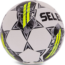 Мяч футб. SELECT Club DB V23, 0865160100, р.5, FIFA Basic 32п, ТПУ, термо+маш.сш, бело-черно-зеленый