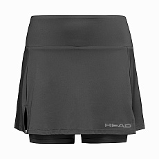 Юбка-шорты трен. жен. HEAD Club Basic Skort W 814399-AN-S, р.S, 92% полиэстер, 8% эластан, антрацит