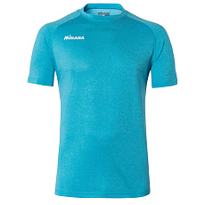 СЦ*Футболка MIKASA MT193-033-2XL, р.2XL, 100% полиэстер, бирюзовый