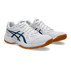 Кроссовки волейбольные мужские ASICS Upcourt 6 1071A104 100, р.12 (рос.45), бело-синий