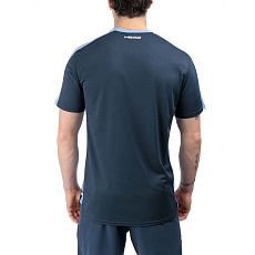Футболка мужская HEAD Slice T-Shirt Men 811554-NV-M, размер M, темно-синяя