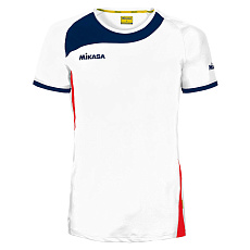 Футболка игровая мужская MIKASA MT287-076-2XL, 100% полиэстер, бело-сине-красная
